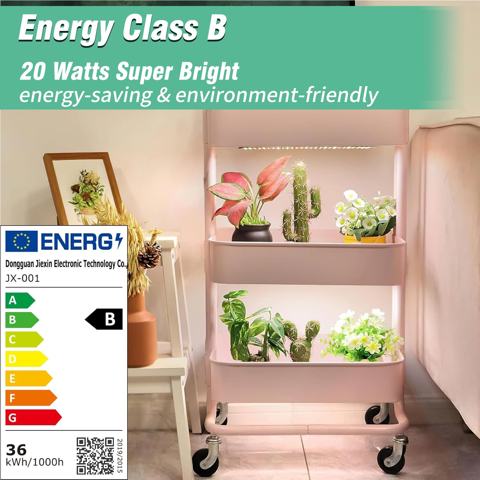 Groeilampen Volledig Spectrum, 192 LEDs Groeien Licht Strip En Timing Functie Met 6 Helderheid Modi 3 40w Led Plantenlamp Voor Kamerplanten Grow Light Strip Voor Tuinkas Bloemen En Groenten