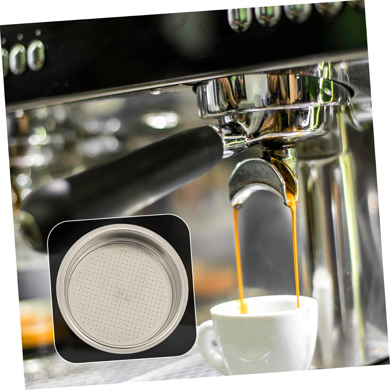 ARTIBETTER Fine Mesh Coffee Filter Cup Double Design for Reusable Coffee Maker Filter for Enhanced Flavor for Home Use