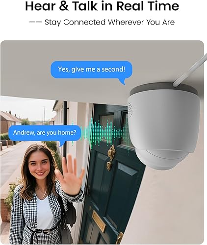 Miniatura 8 de ZOSI C220 8CH 4MP QHD 2.5K PoE Sistema de cámara de seguridad para el hogar, 8CH 5MP 3K NVR con 2TB HDD para grabación 247, 4 cámaras IP domo de 4