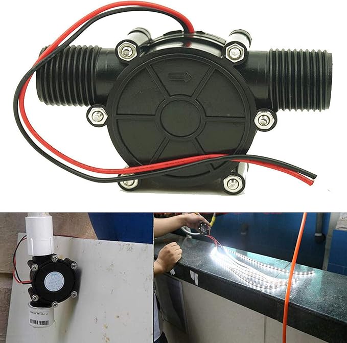 Générateur Turbine à Eau 10W Micro Hydroélectrique - DIY LED DC 5V 12V