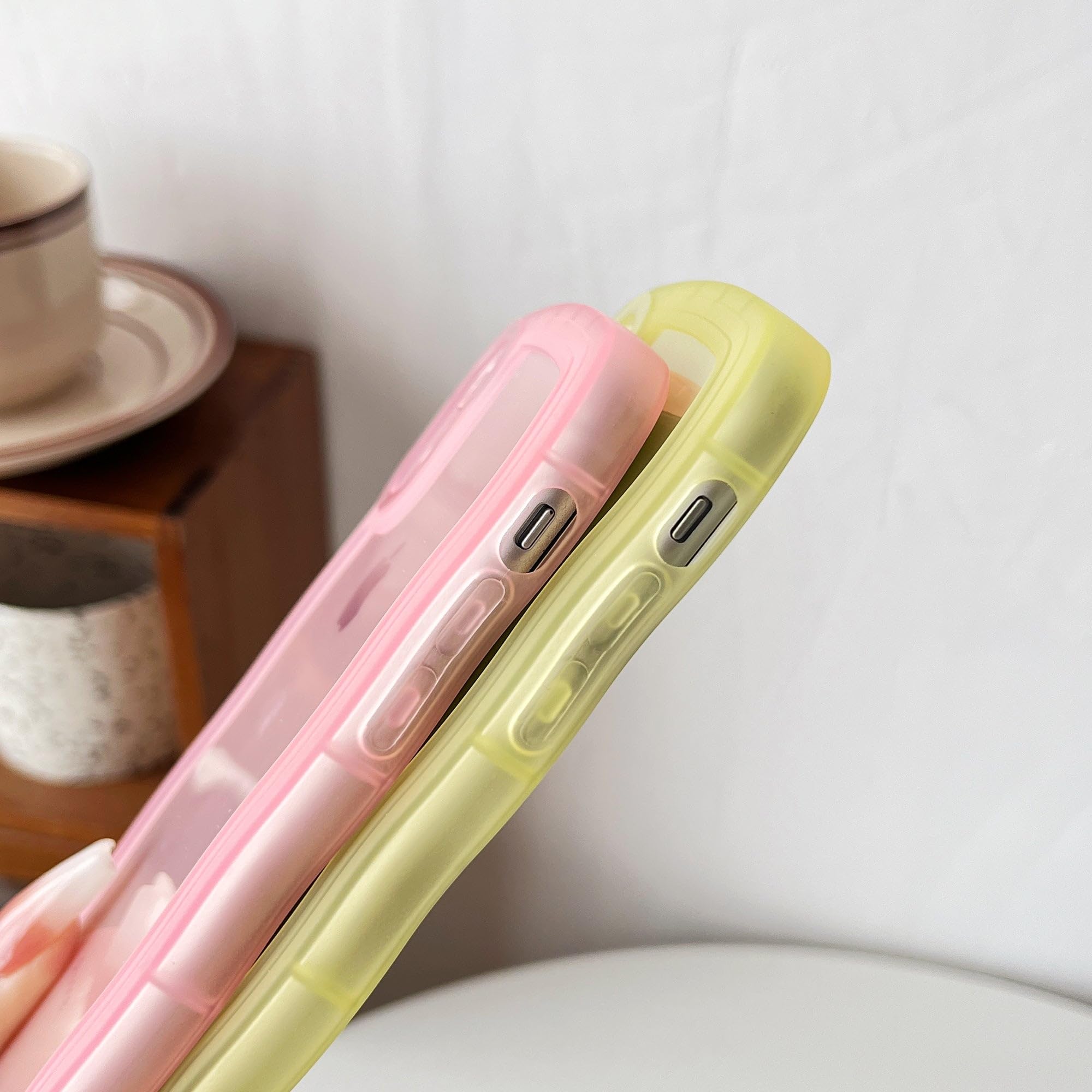 Amazon.com: Caseative for iPhone Xr Case,Solid Color Curly