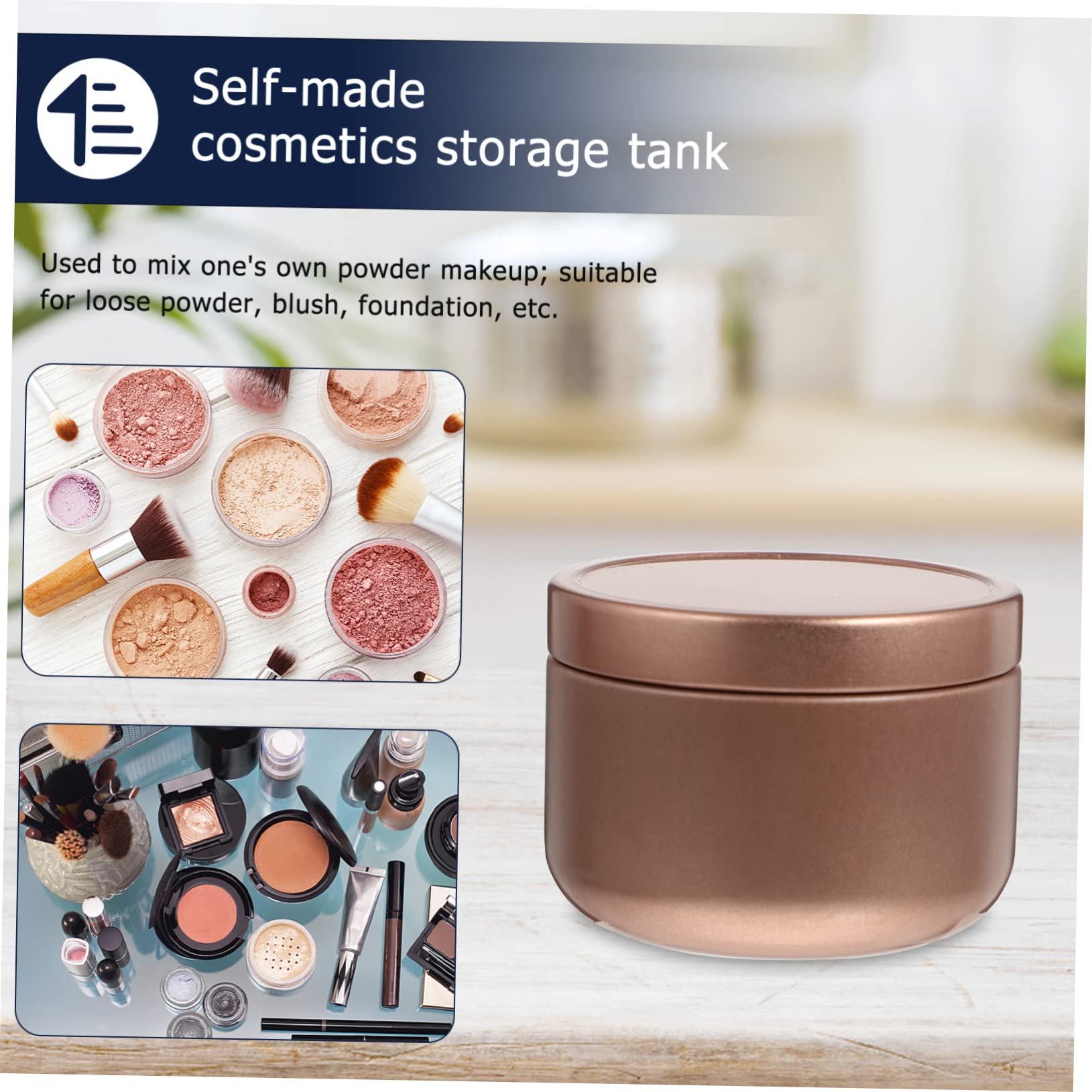 VANZACK DIY Candle Tinplate Cans 12pcs Set Frosted Jars for Candle Making Jewelry Storage