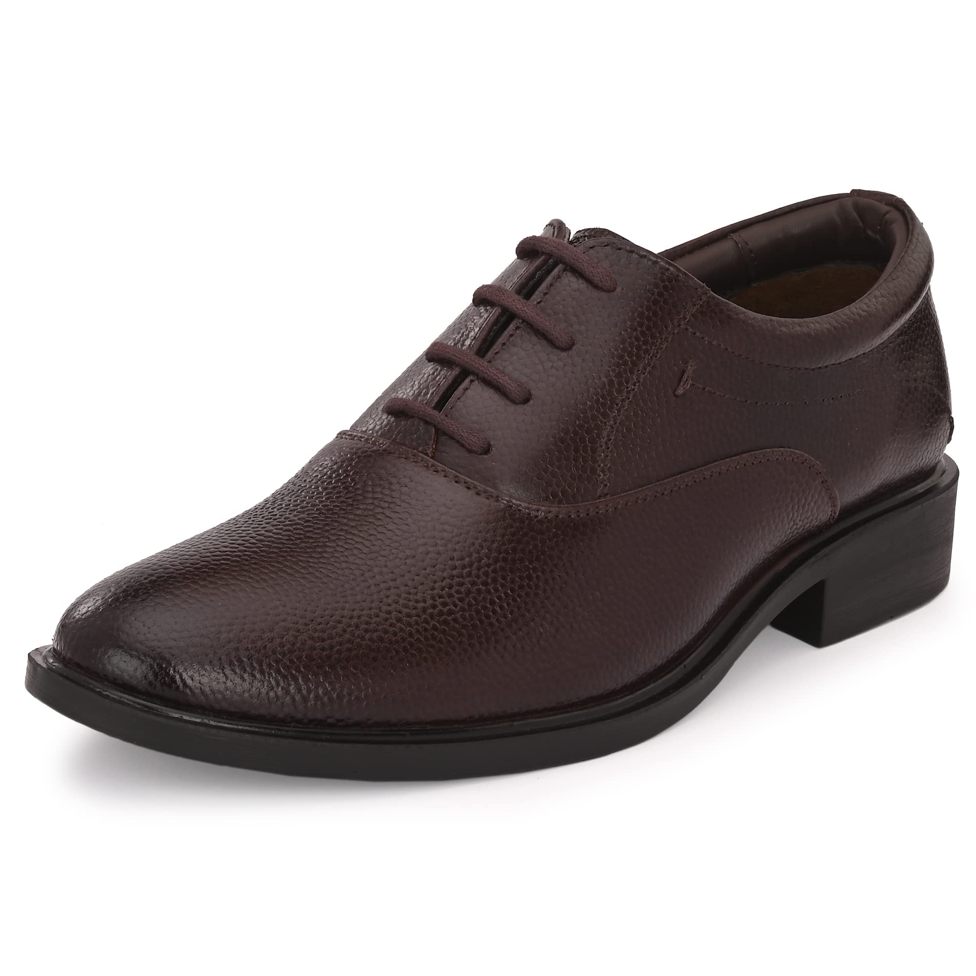 Auserio Mens Oxford Full Grain Leather Derby Lace Up Formal Shoes | Anti Skid Sole & Waxed Laces | Memory Foam Padded Insole | Shoes for Office & Parties | Brown 10 UK (SSE 038) (B0C1VWJBNS) Amazon Price History, Amazon Price Tracker