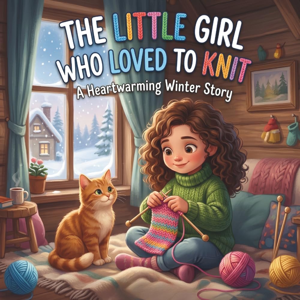 The Little Girl Who Loved to Knit: A Heartwarming Children's Story About Patience, Creativity, and the Joy of Handmade Gifts | Cozy Winter Books for Kids Ages 4-8