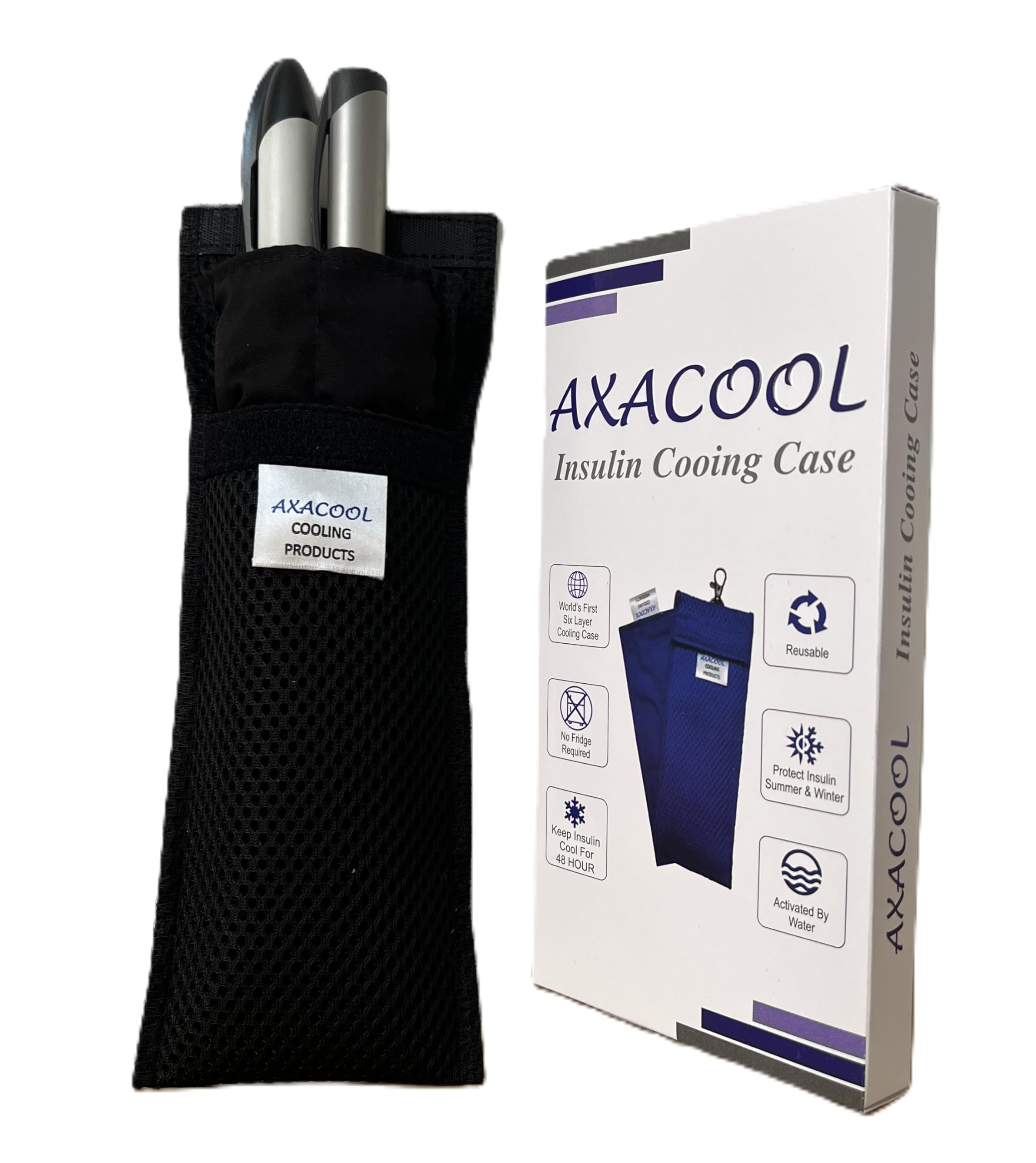 AXACOOL Insulin cooling case DUO - insulin travel pouch - insulin pouch (B0CYXYPSFD) Amazon Price History, Amazon Price Tracker