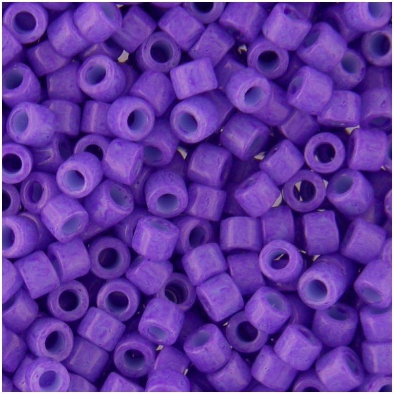 Miyuki Delica Size 11 DB661 Dyed Opaque Purple Qty 5 Grams
