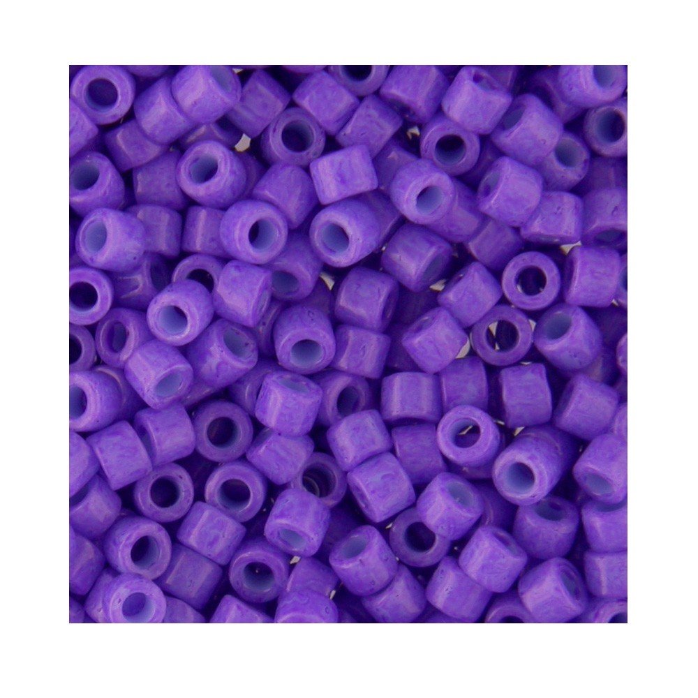 Miyuki Delica Size 11 DB661 Dyed Opaque Purple Qty 5 Grams