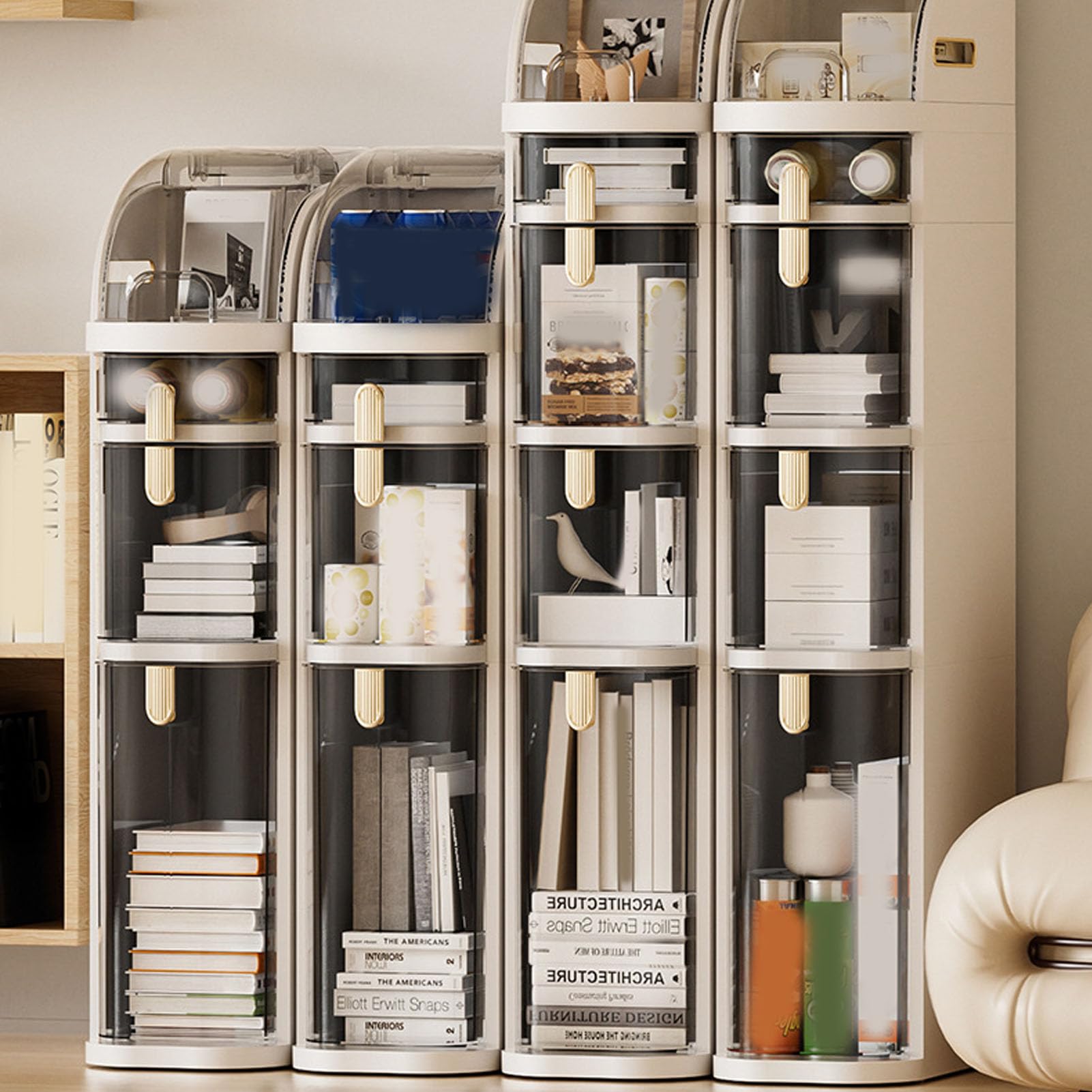 Schmaler Badezimmer-Aufbewahrungsschrank, schmaler Aufbewahrungsschrank, Kleiner schlanker rollender Aufbewahrungswagen, Toiletten-Organizer, Badezimmer, platzsparender (C)