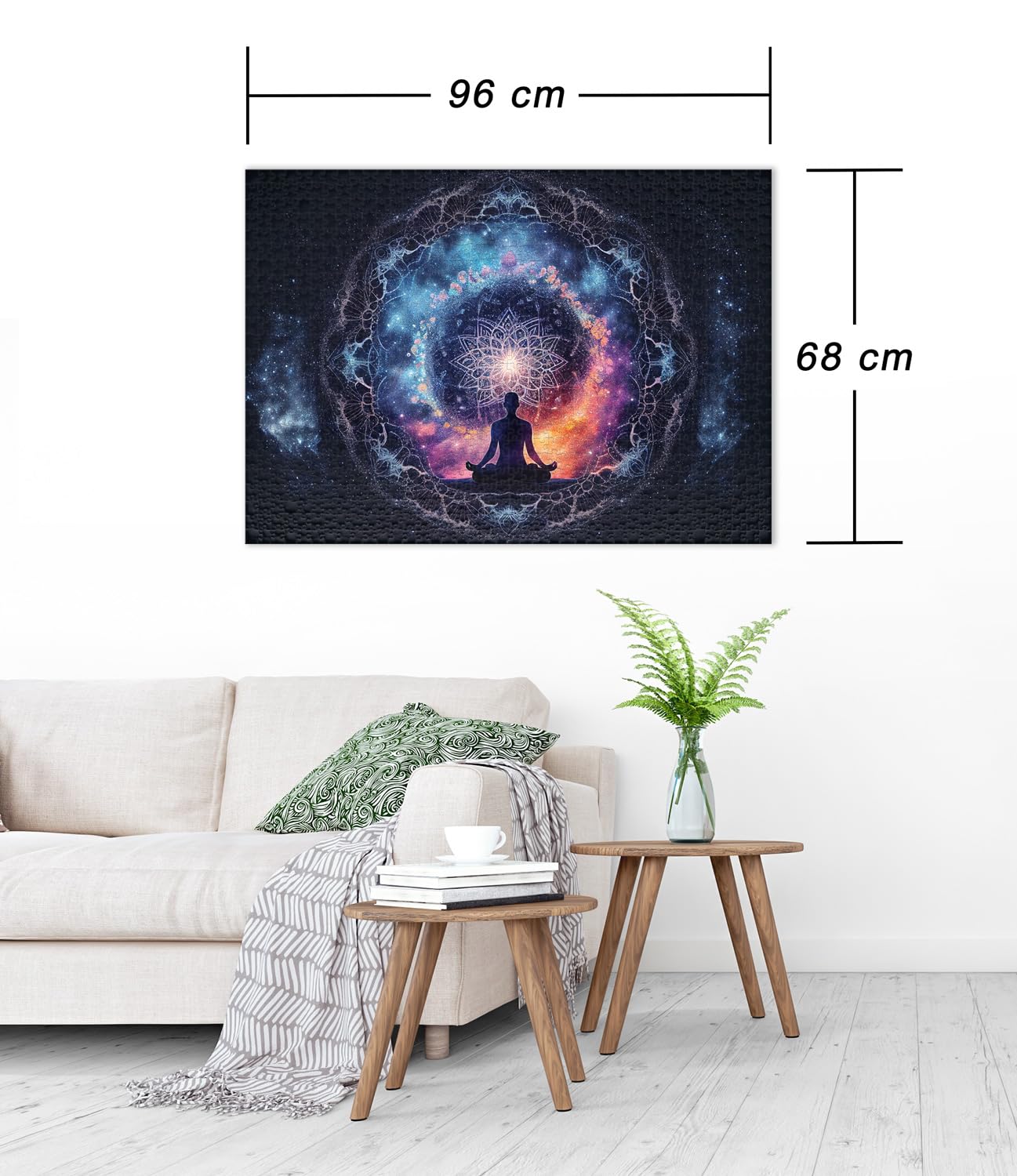 Ulmer Puzzleschmiede Puzzle Seelenflug - 2000 Teile Yoga Motiv