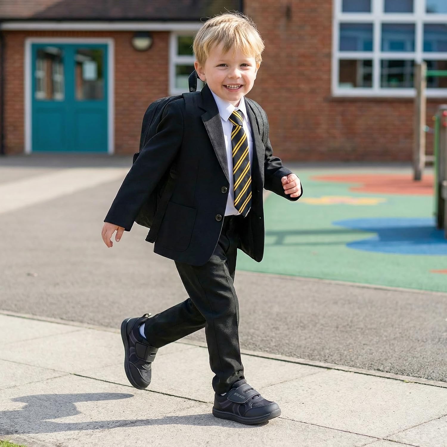 Toddler Wide Toe Box Barefoot Shoes Boys Girls Sneakers Kids Tennis Shoes Preschool Non Slip Lightweight Comfortable First Walking Shoes Running Outdoor Activities - Image 2