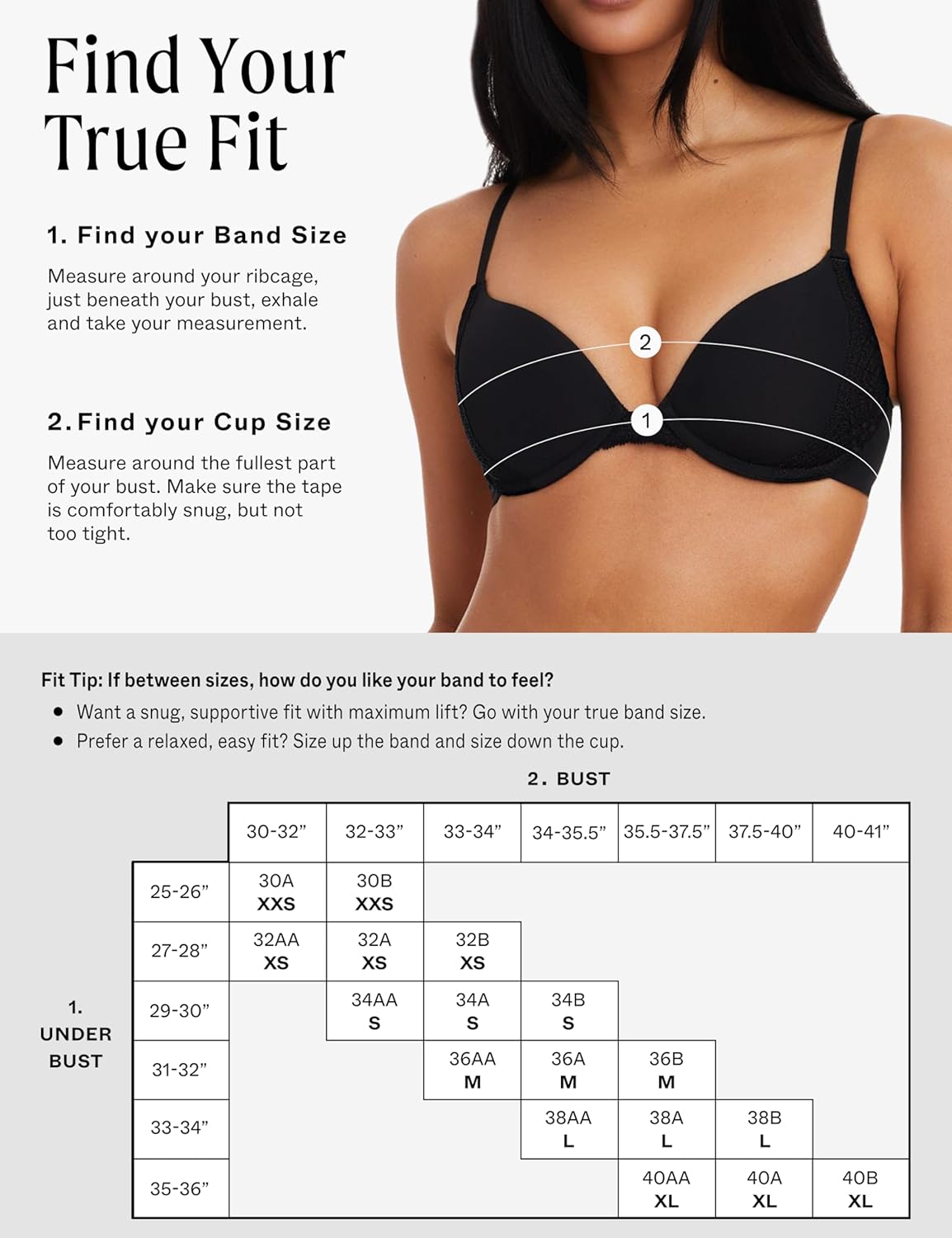 Maidenform Reggiseno Demi Push-up Con Ferretto - Coppe In Pizzo E Lisce, Fascia Antiscivolo, Donna - 2