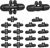 Wzzy Gurden 20db Csepegtetőrendszer Adapter Szett 16mm Csőhöz 4-6 Irányú 1