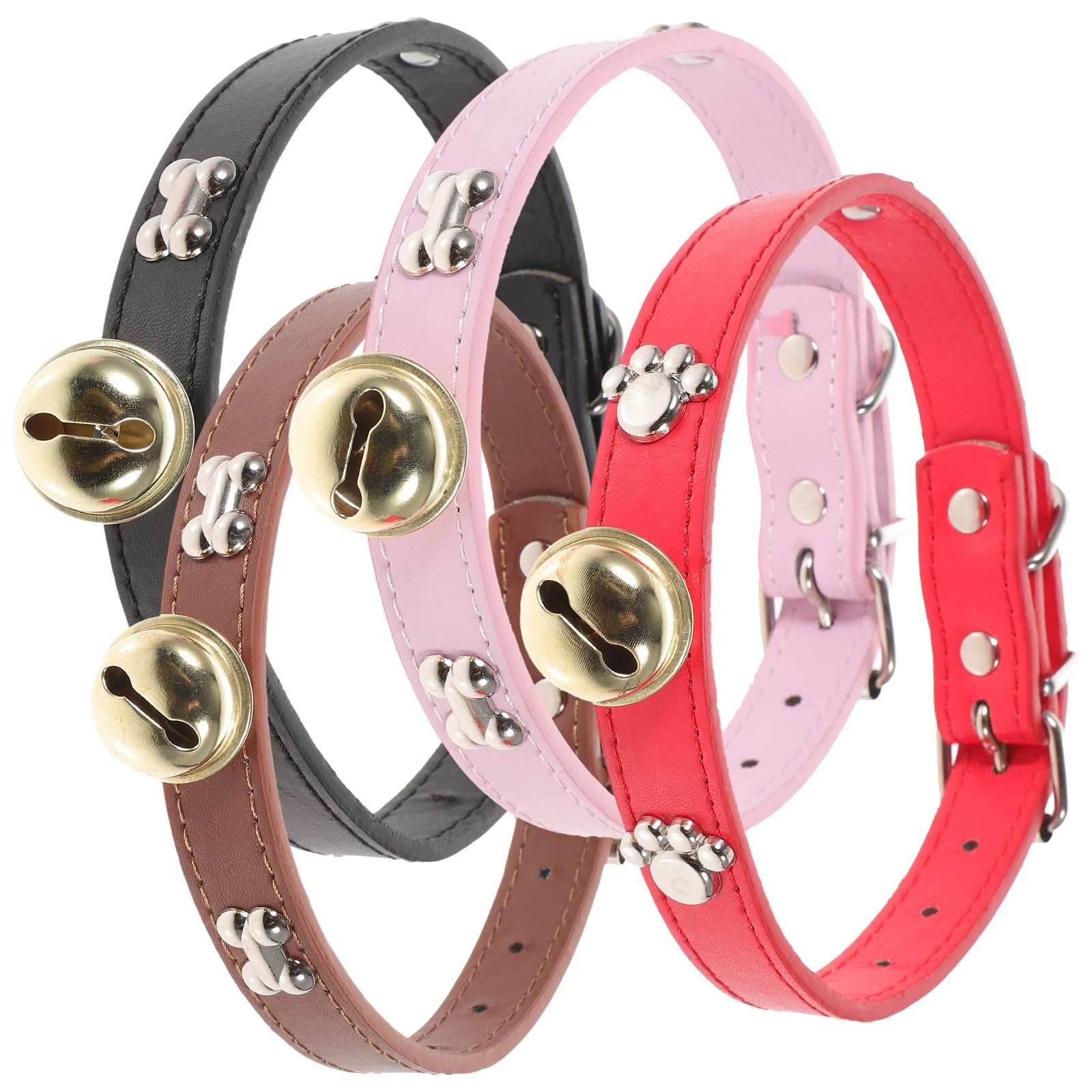 Evite la pérdida de ovejas y vacas con el set de collares ajustables con campanas OUNONA