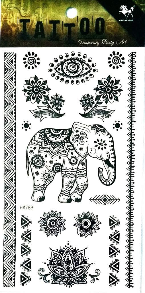 PP TATTOO 1 Sheet Black Lizard Gekko Salamander Temporary Tattoo Stickers Waterproof Body Arm Tattoo Sticker for Men Women Make up Fake Tattoo Removable : Beauty & Personal Care