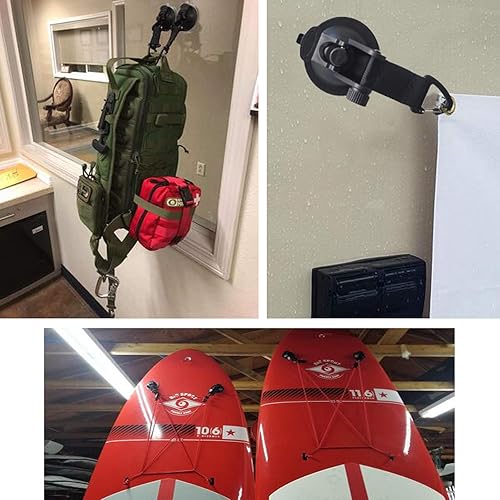 Miniatura 6 de Anclaje de ventosa resistente con gancho de seguridad, accesorio de lona de campamento como toldo lateral de automóvil, fibra de vidrio y epoxi SUPS