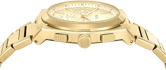 Fossil Men's EVERETT Chronograph Gold-Tone Stainless Steel Watch, FS6119