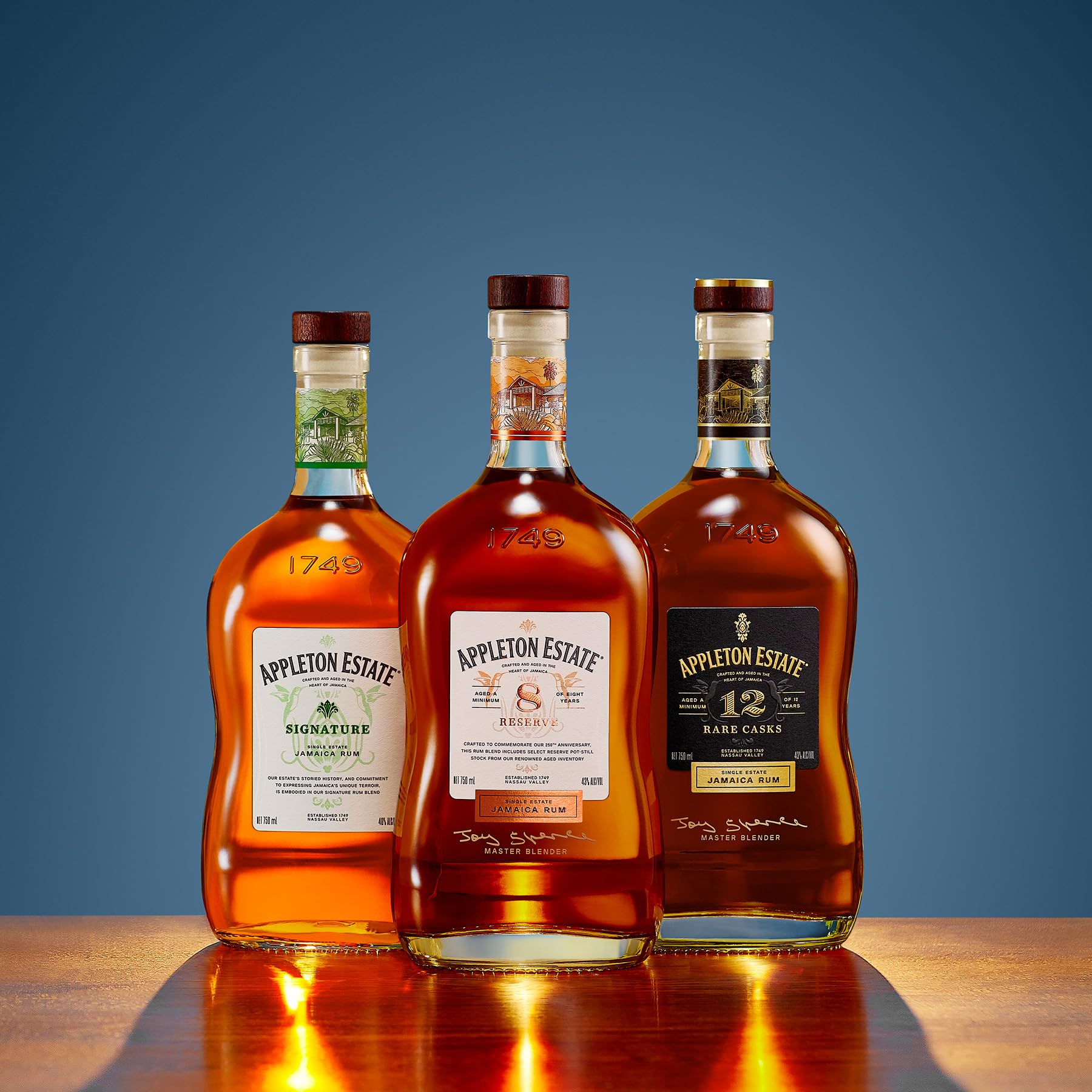 Appleton Estate Signature Blend Rum - Vollmundiger, honigfarbener Jamaica Rum, pur oder für Cocktails und Longdrinks - 1 x 0,7 l