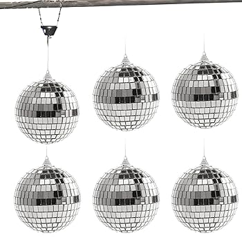 「直径50cm 大型 ミラーボール ディスコボール 吊り下げ」 Amazon.co.jp: ミラーボール - 8インチ大型屋外ディスコボール