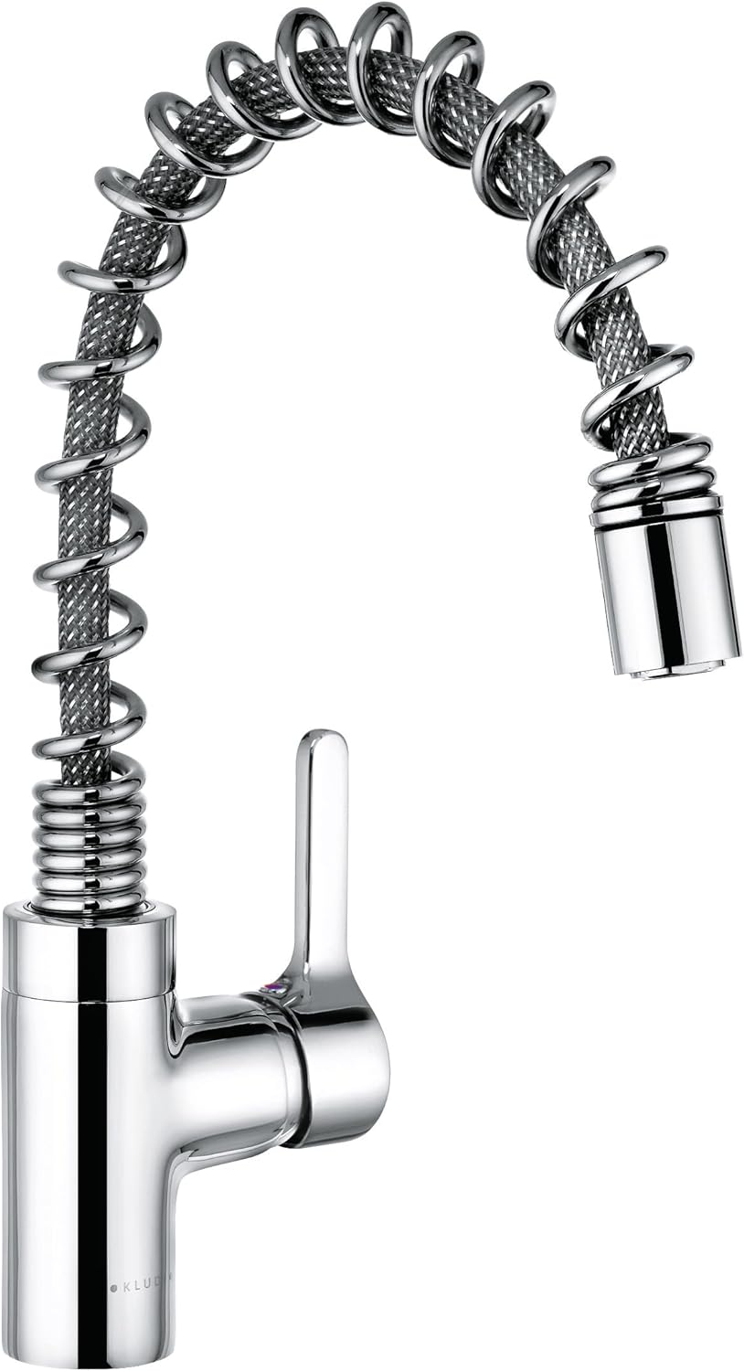 KLUDI BINGO STAR sink 200 EHM m.Feder u.herausz.Auslauf chrome 428 550 578