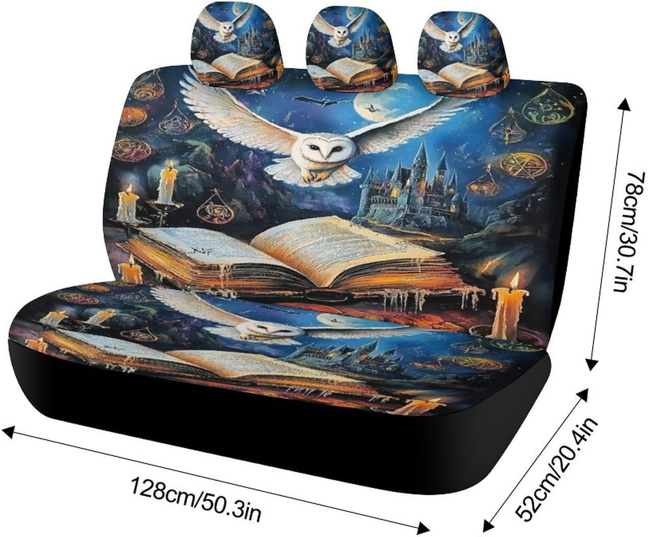 Magical Night Study Universal Car Seat Cover Automotive Seat Covers Compatible Universal Fit for SUV Van Trucks