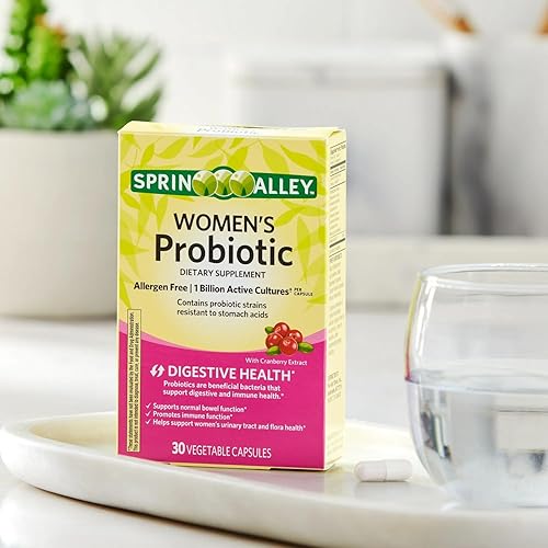 Miniatura 3 de Cápsulas de probióticos para mujeres, suplemento dietético de 1 mil millones de UFC, salud digestiva, probióticos para mujeres, probióticos para