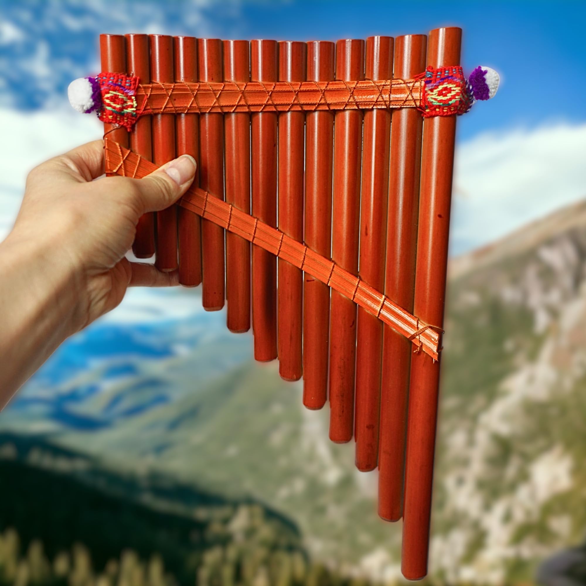 Amazon.com: GMP Peruvian Pan Flute Bamboo | Authentic Hand-Made 