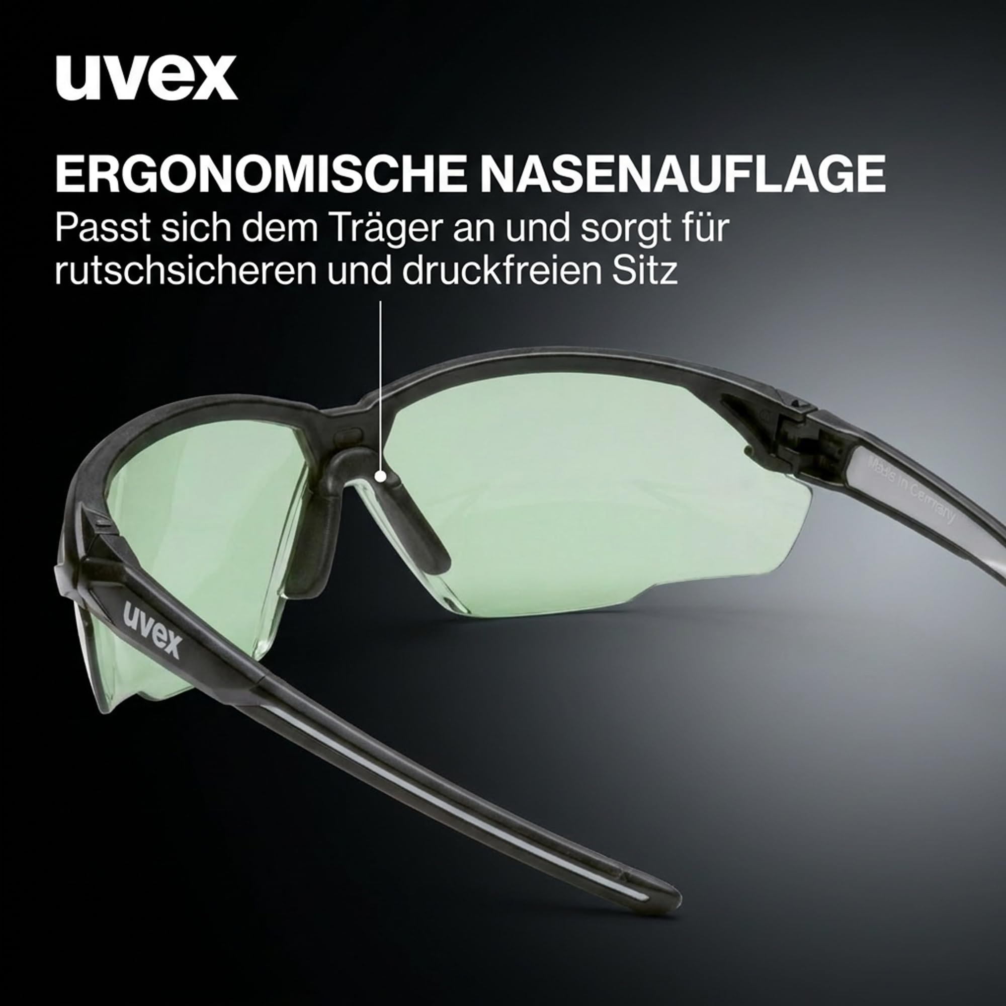 Uvex suXXeed Variomatic Okulary z ramami – Okulary ochronne do sportu – Soczewki fotochromiczne – Ochrona przed promieniowaniem UV 100 %