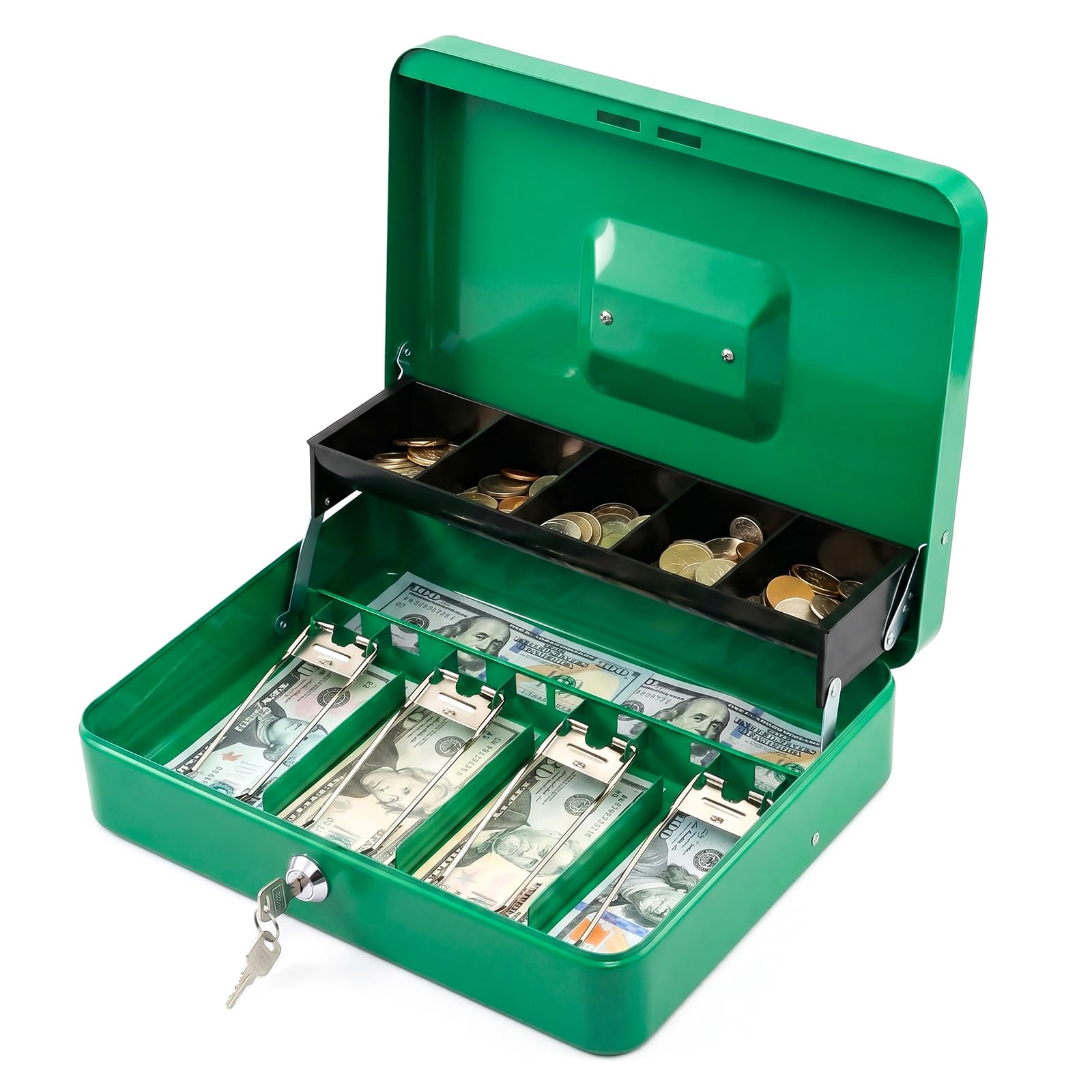 Amazon.com: KYODOLED Locking Cash Box with Lock,Money Box with
