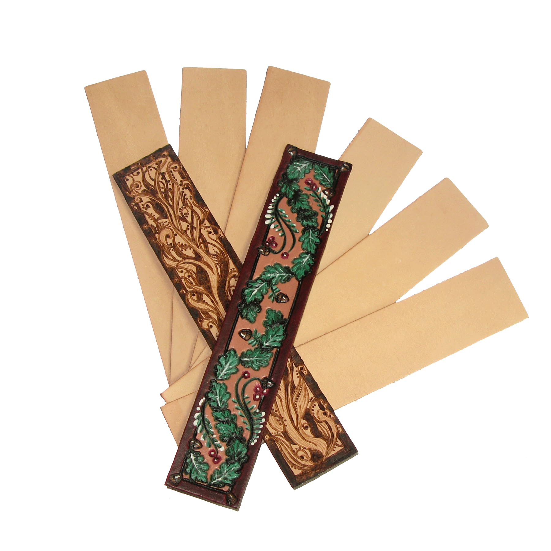 Zelikovitz Leather Bookmark Blanks - Leathercraft Kit (3)