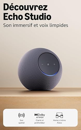 Amazon Echo Studio avec son spatial immersif et Dolby Atm… - 2