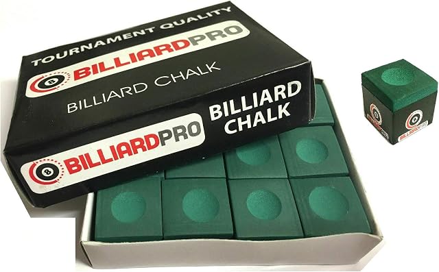 cueball16 12 Pieces of GREEN Tournament Snooker or Pool Cue Tips Chalks