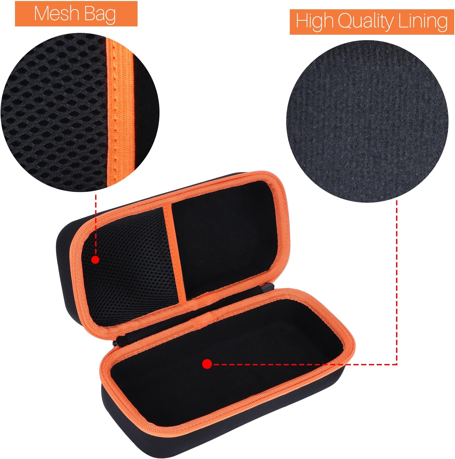 Hard Case Compatible with Sony ULT Field 1 Wireless Ultra Portable Bluetooth Compact Speaker (Black Case)