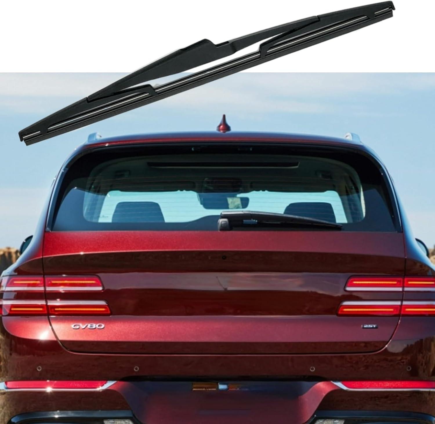 Rear wiper blade arm For Genesis GV80 2021 2022 2023 2024 Base Advanced Prestige Advanced+ Prestige Matte Prestige Signature Rear back windshield wiper blade arm