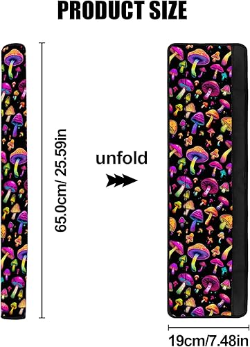 Miniatura 7 de Funda para cinturón de seguridad para adultos, 1 funda para cinturón de seguridad extra larga, fundas para cinturón de seguridad, cojín suave para