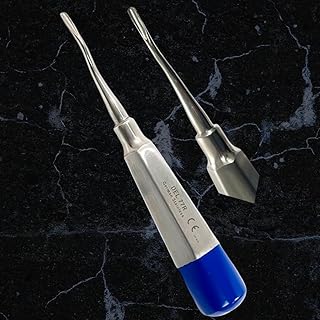Dental Elevator 77R Root Tip Pick Elevator German Steel Tooth Extraction Pick - Dental Extraction Elevator (Artlab) (77R, Blue Tip, 1)