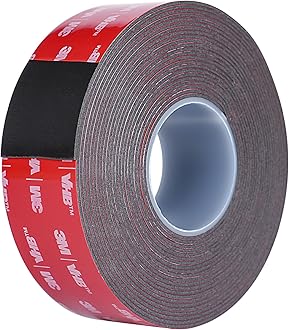Double Sided Tape Heavy Duty, Waterproof Mounting Foam Tape, 16.5ft Length, 1.18in Width, High Temperature Resistant Adhesive Tape for Car, LED Strip Light, Office Decor, Made of 3M VHB Tape.