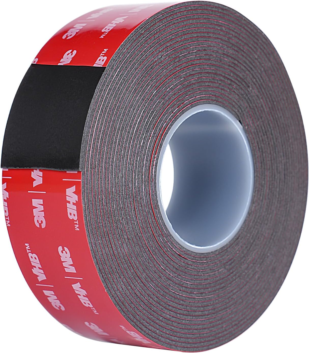 Double Sided Tape Heavy Duty Waterproof Mounting Foam Tape 16.6ft Length 1.1" Width High Temperature Resistant Adhesive Tape for Car LED Strip Light Office Decoration 3M VHB Tape