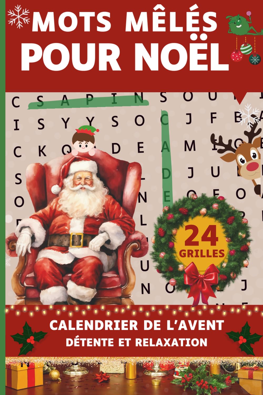 MOTS MÊLÉS POUR NOÊL: Calendrier de l’Avent Jeux & Culture Générale – 24 Jours de Défis Ludiques et 24 faits historiques !