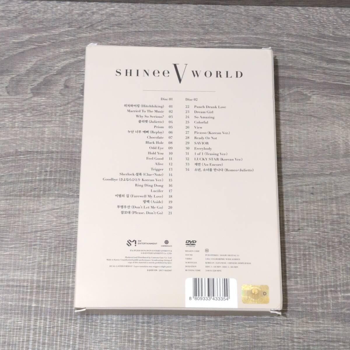 Amazon.co.jp: DVD 輸入盤？ SHINee V WORLD シャイニー v