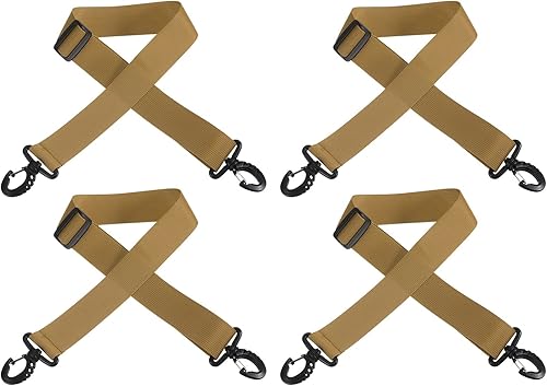 PATIKIL Correa de transporte para botas de esquí de 39.4 in x 1.5 in, paquete de 4 correas de transporte ajustables para botas de esquí, patines de