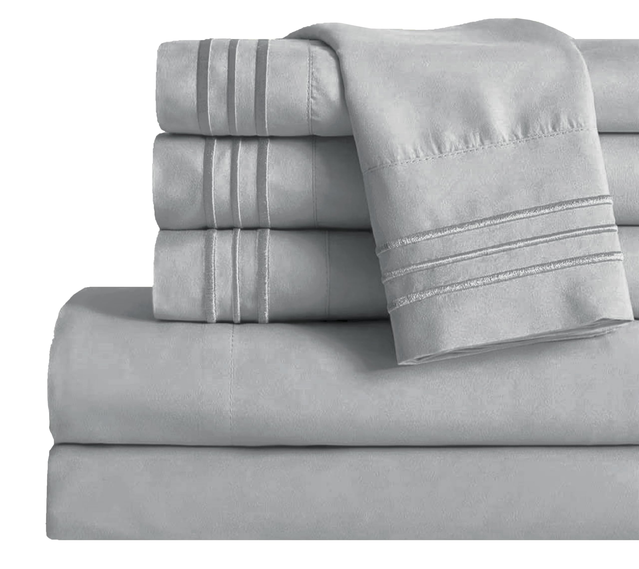 Mocassi Queen Sheet Set - Luxury Hotel 1800 Premier Bedding Sheets & Pillowcases - Ultra Soft Breathable & Cooling Bed Sheets - Deep Pocket - Wrinkle