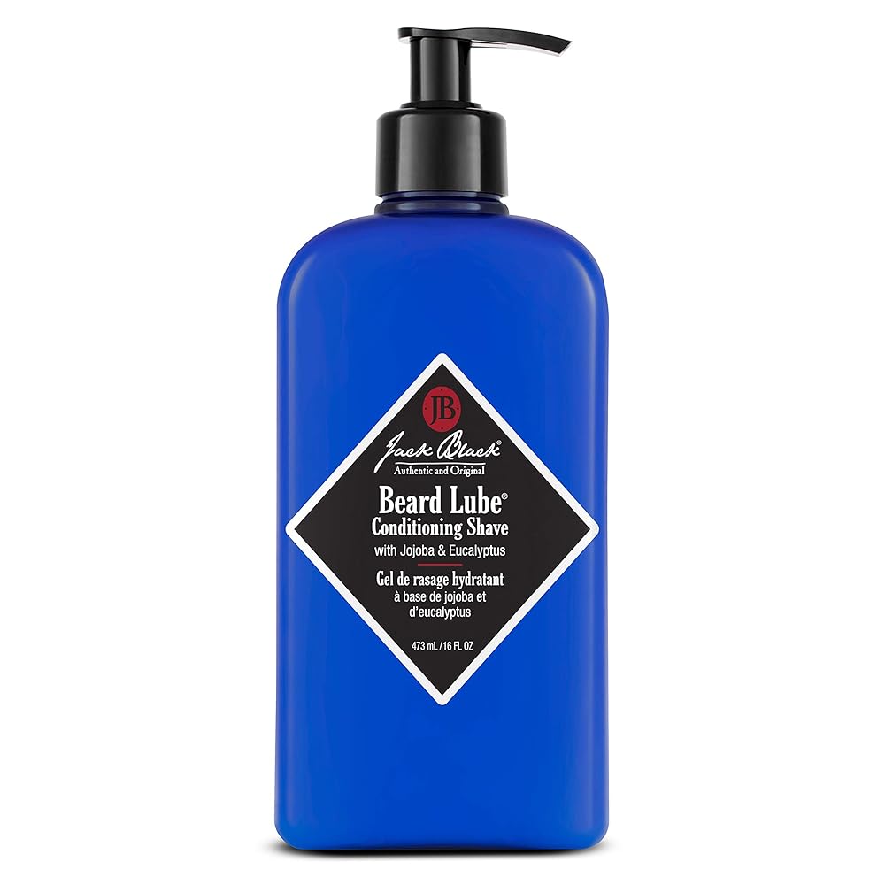 Jack Black Beard Lube Conditioning Shave - Mens Gifts, Beard Conditioner for Men, Beard Softener for Men, Mens Beard Care, Mens Beard Conditioner, Christmas Gifts for Men, Beard Gifts for Him 16 Fl Oz