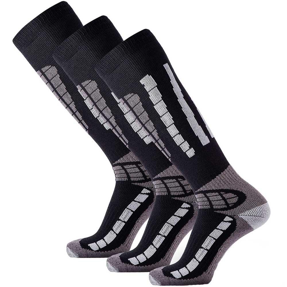 Pure Athlete Ski Socks Warm Merino Wool - Best Lightweight Thin Ski Snowboard Sock Women Men