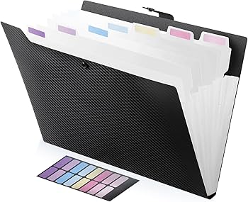 Amazon | FRETONBA ドキュメントファイル 8ポケット A4 クリア 拡張