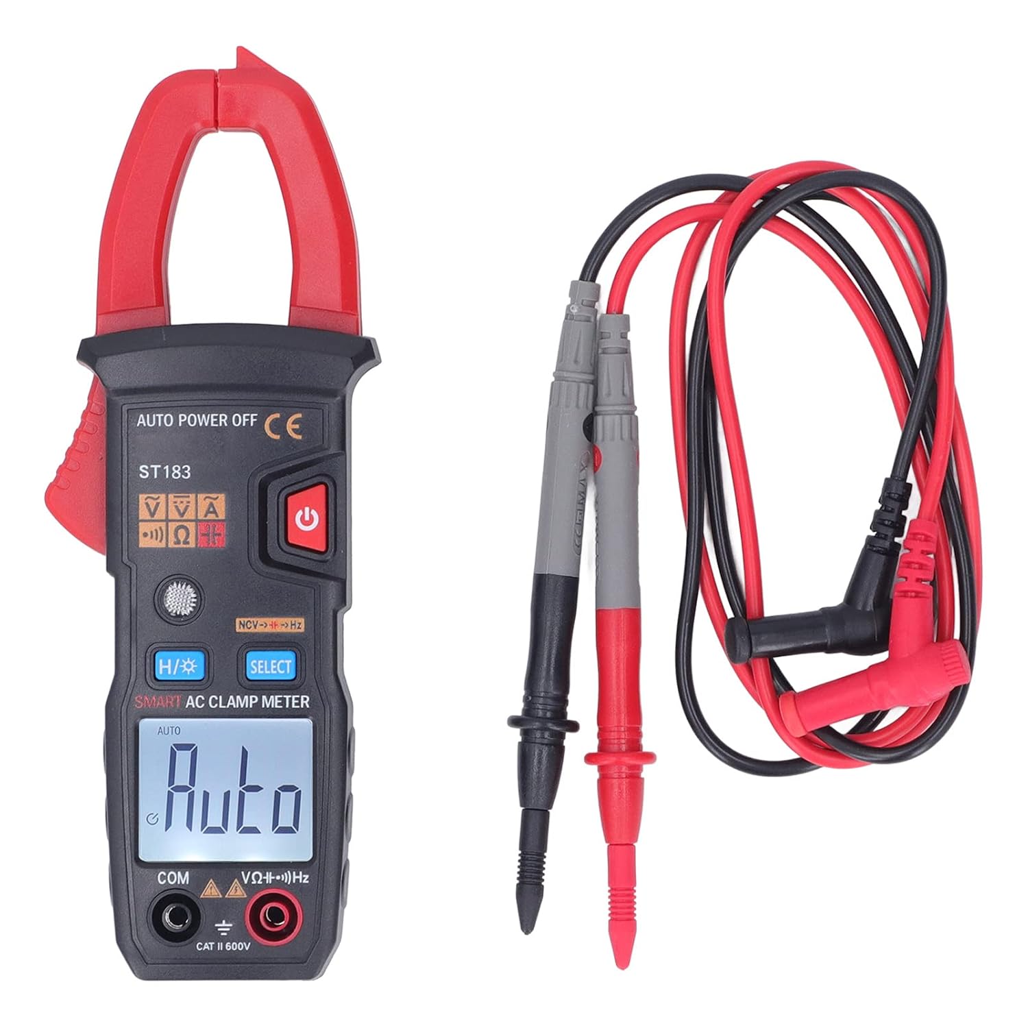 Pinza Amperimétrica Digital Multifuncional Medidor Inteligente con Auto Rango para Medición Eléctrica miniatura 1