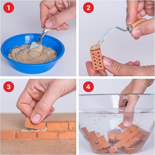 Miniatura 8 de Teifoc Juego de construcción de ladrillos de suplemento enorme, más de 280 bloques de construcción, juego de erector y juguete de construcción STEM