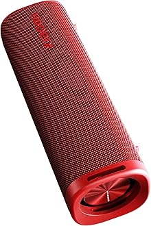 XIAOMI Portable Bluetooth Speaker Bluetooth 5.4, IP67 Wireless Speaker Waterproof with 12 Hours Playback Time, Supports TWS Connection (Red)