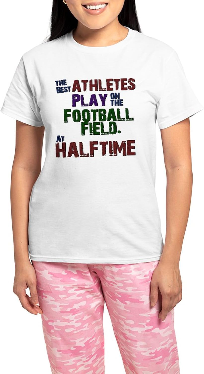 CafePress The Best Athletes Pajamas Women's Novelty Cotton Pajama Set, Comfortable PJ Sleepwear