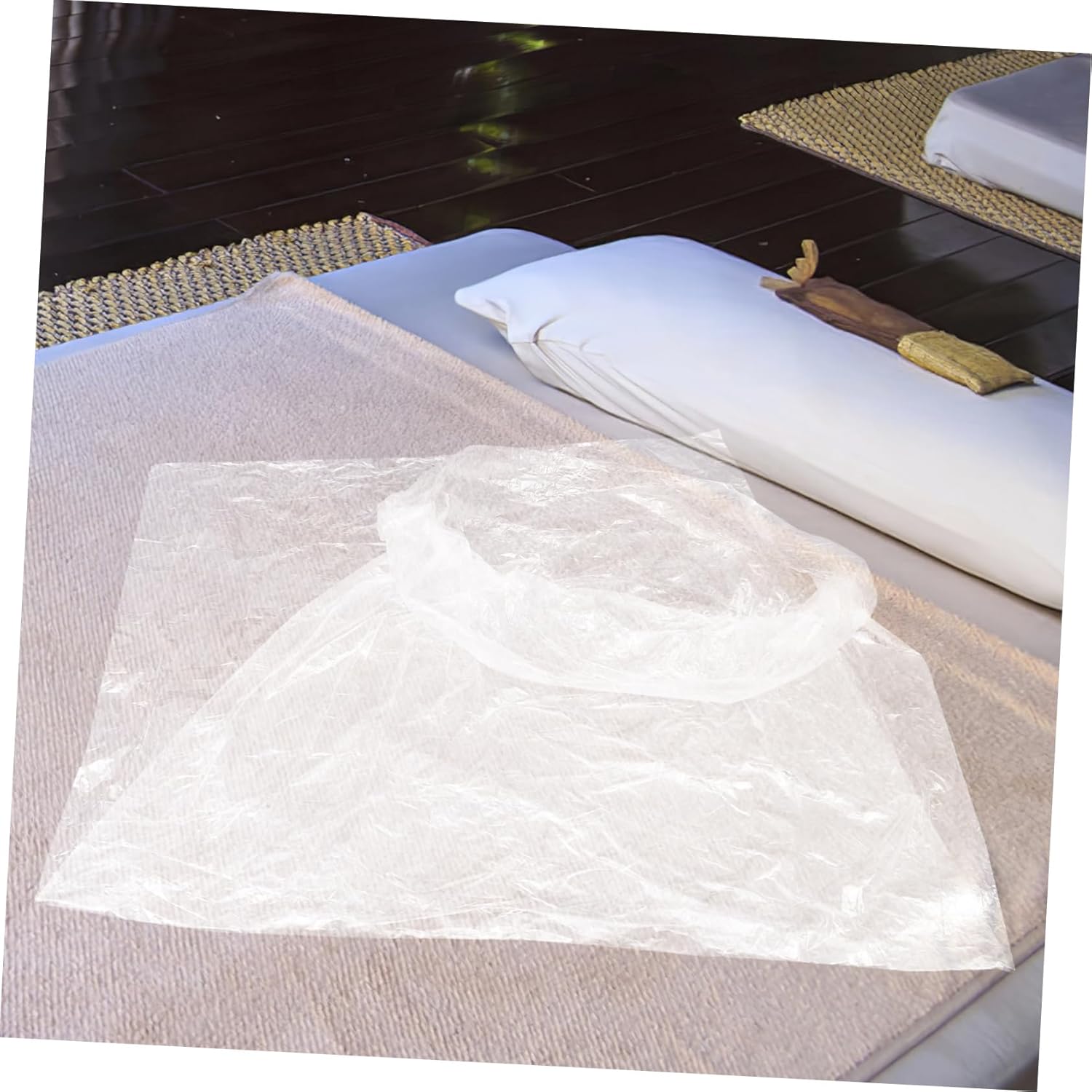 50pcs Sauna Blanket Inserts Disposable Sauna Blanket Inner Film Liners Towel Opening Bag Inserts for Supplies