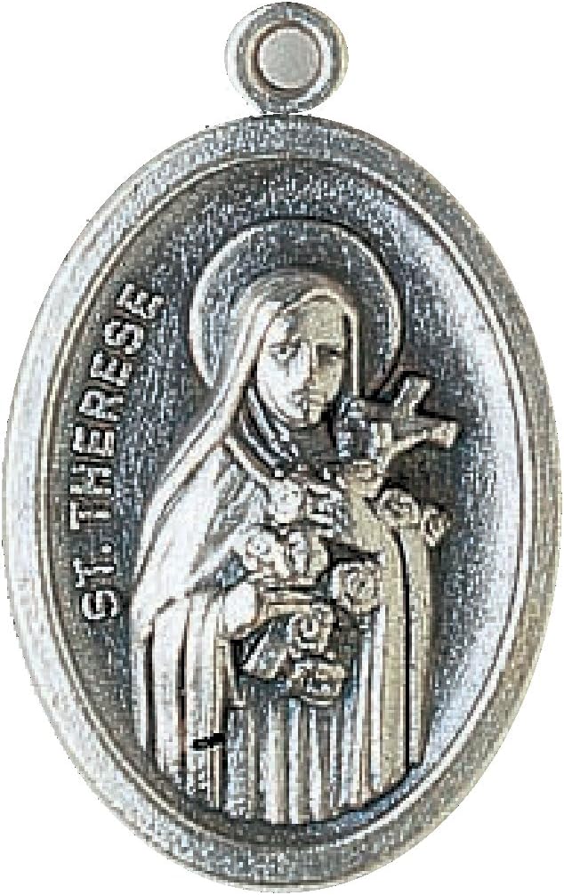 St Therese Pray for Us Rose 100 Medals 100% Made in Italy Religious Gifts